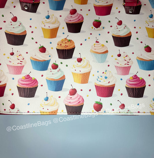 Cupcake Tote Bag (Alternate Blue Color)