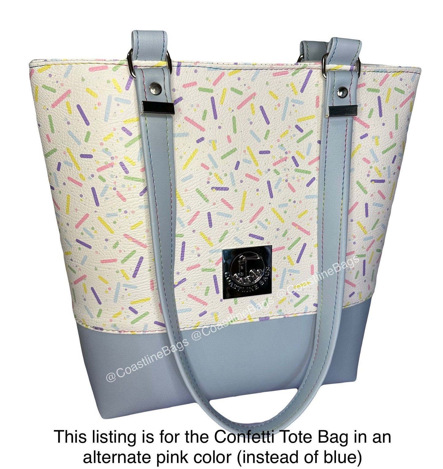 Confetti Tote Bag (Alternate Pink Color)