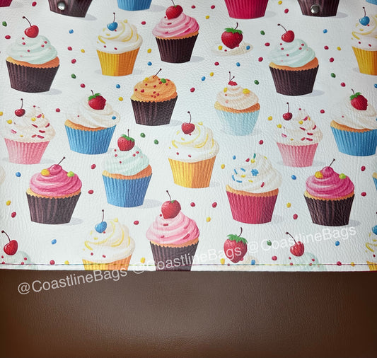 Cupcake Tote Bag (Alternate Brown Color)